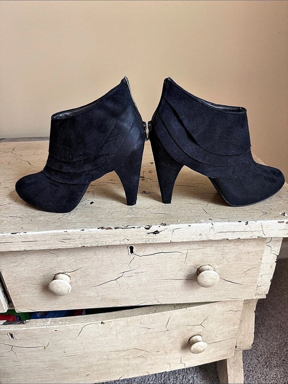Black Heeled Ankle Boots
